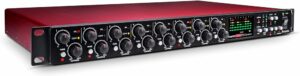 Focusrite Scarlett OctoPre Dynamic for Recording, Producing, and Live Music — Eight-channel Mic Pre With A-D/D-A Conversion and Analogue Compression