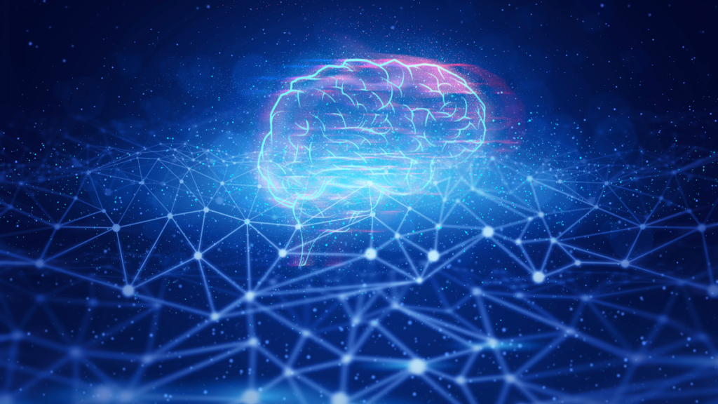 A Big Tech Brain representing AI Technologies