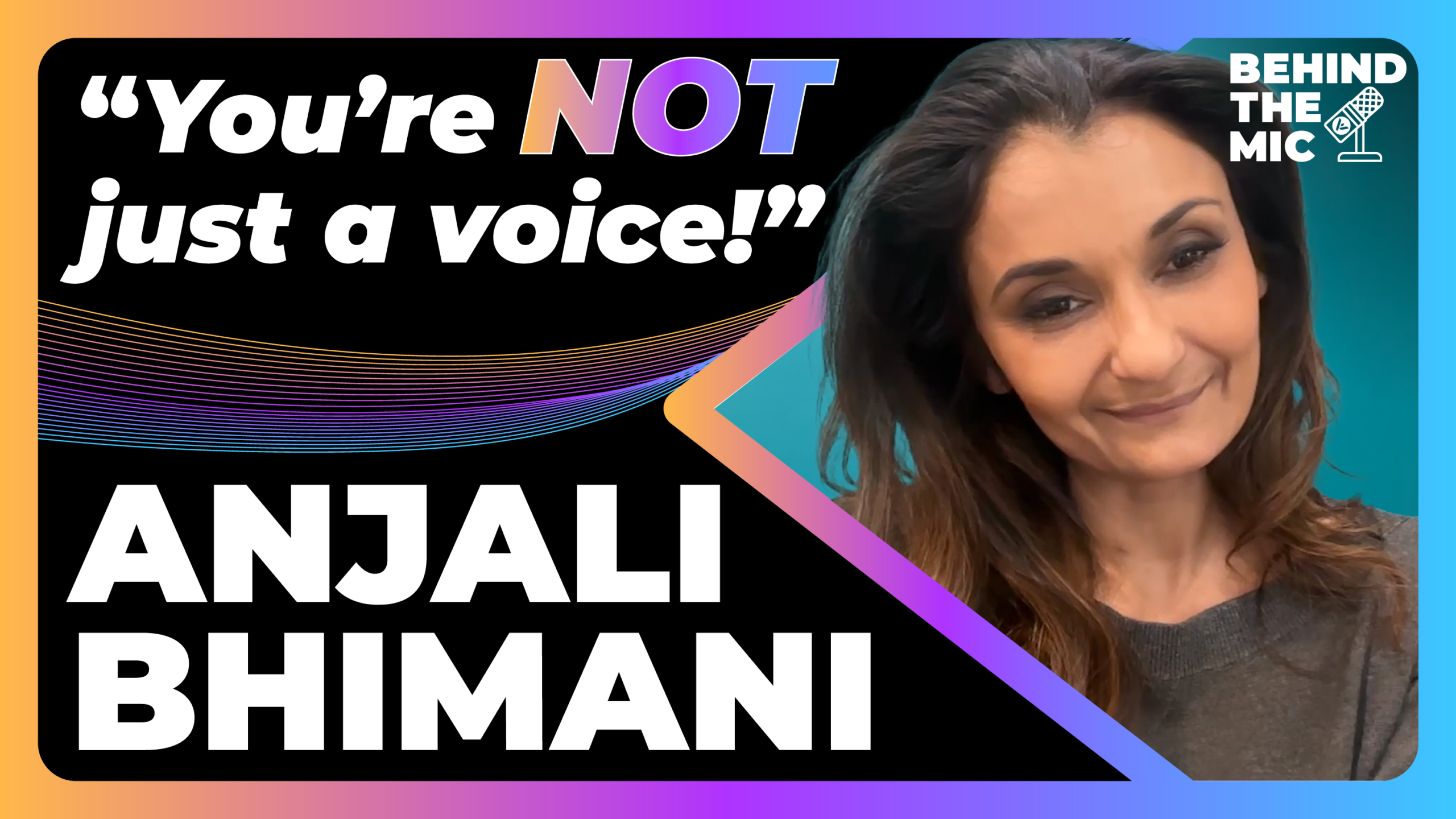 Interview With Anjali Bhimani | Voicing Rampart, Symmetra & Other Roles | Behind the Mic
